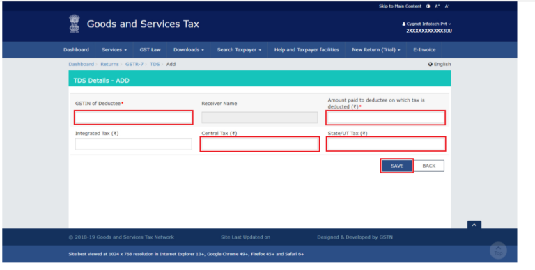 Tds On Gst How To Calculate Tds Liability In Gstr Part