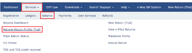 captainbiz manage return profile