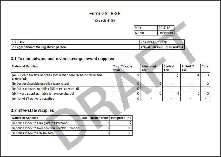 captainbiz sample format of form gstr b