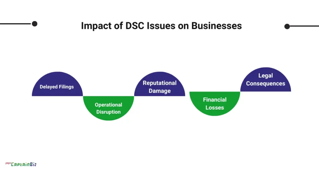 captainbiz impact of dsc issues on businesses