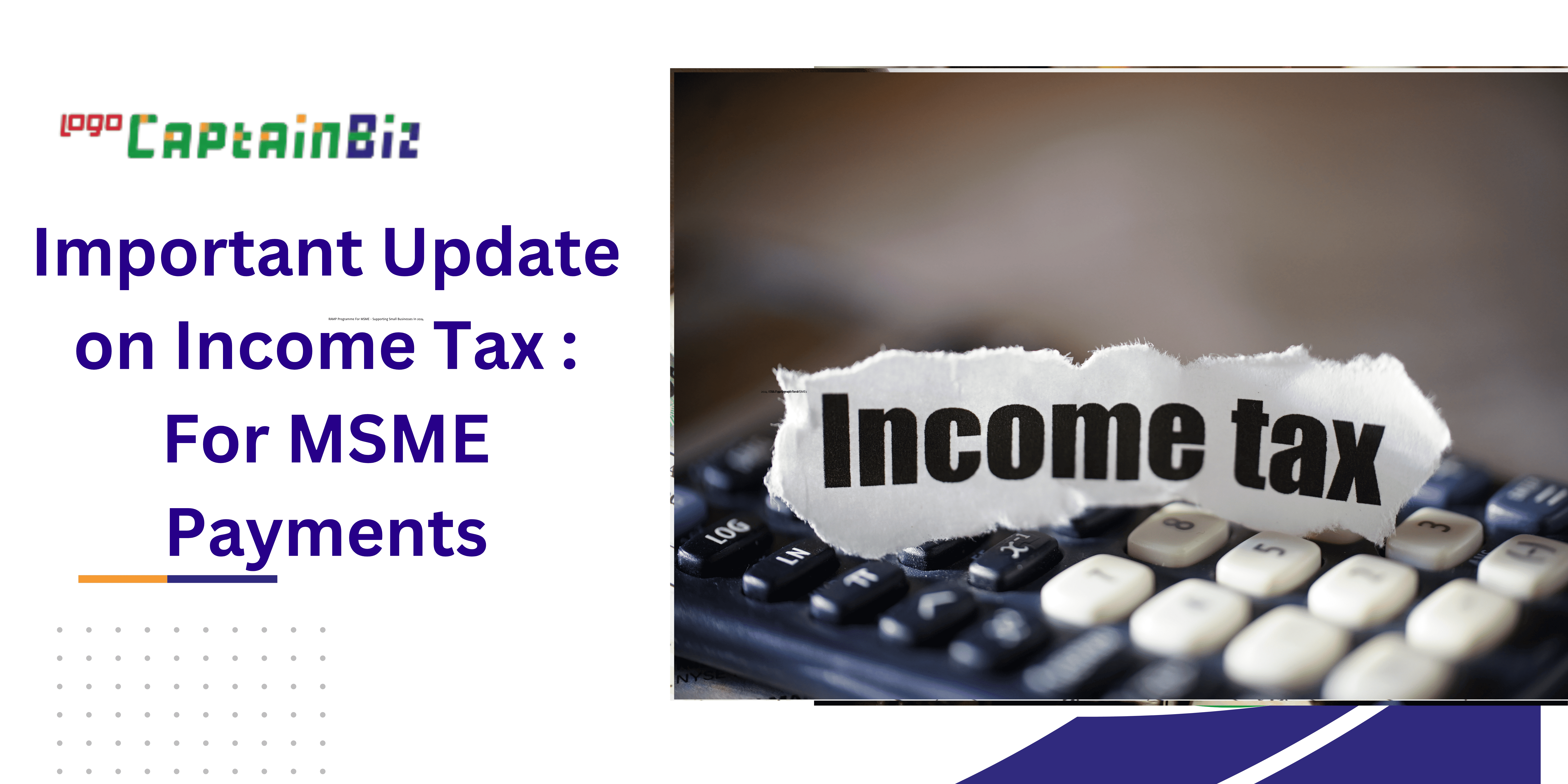 important update on income tax for msme payments