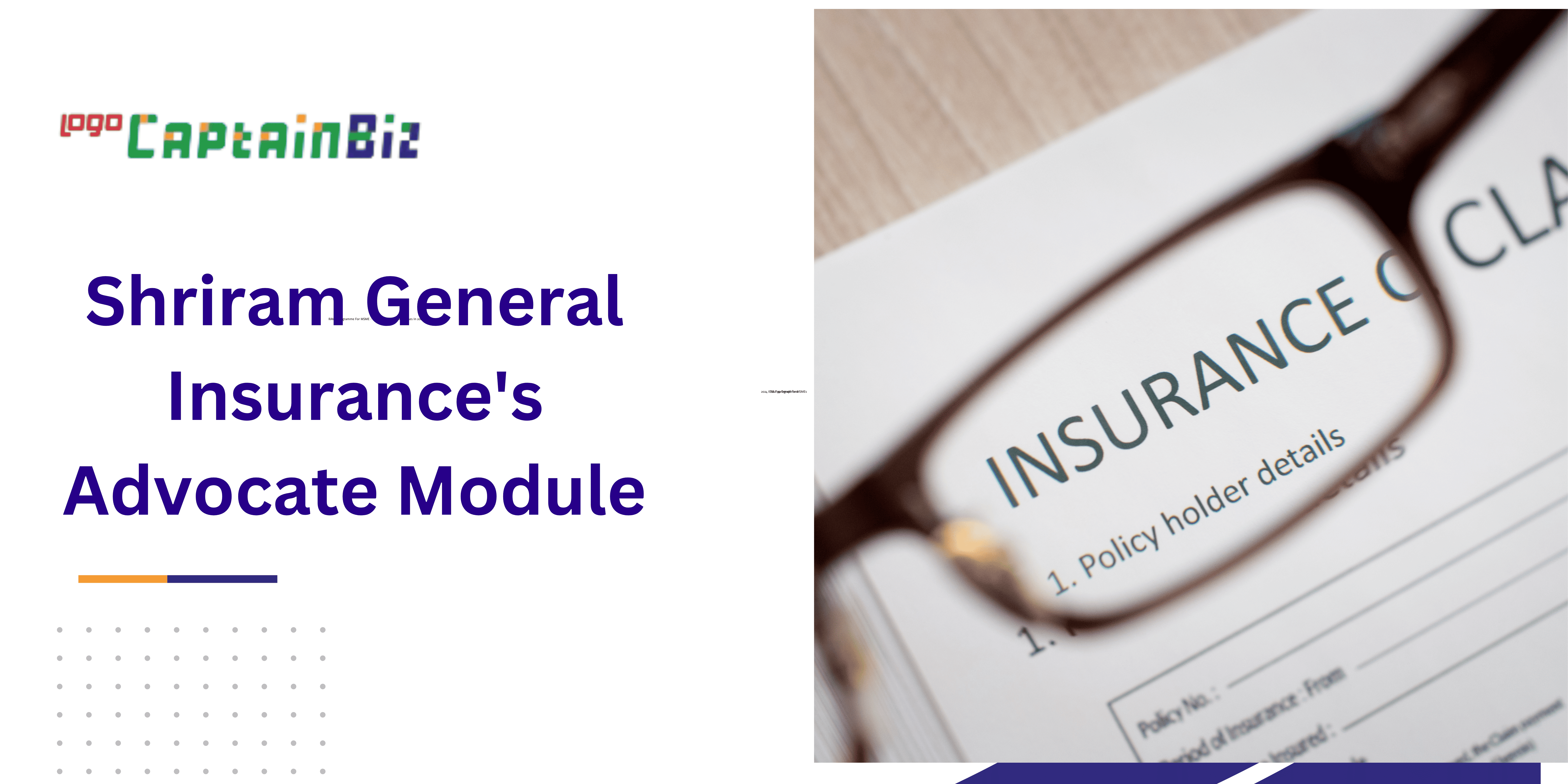 Read more about the article Shriram General Insurance’s Advocate Module