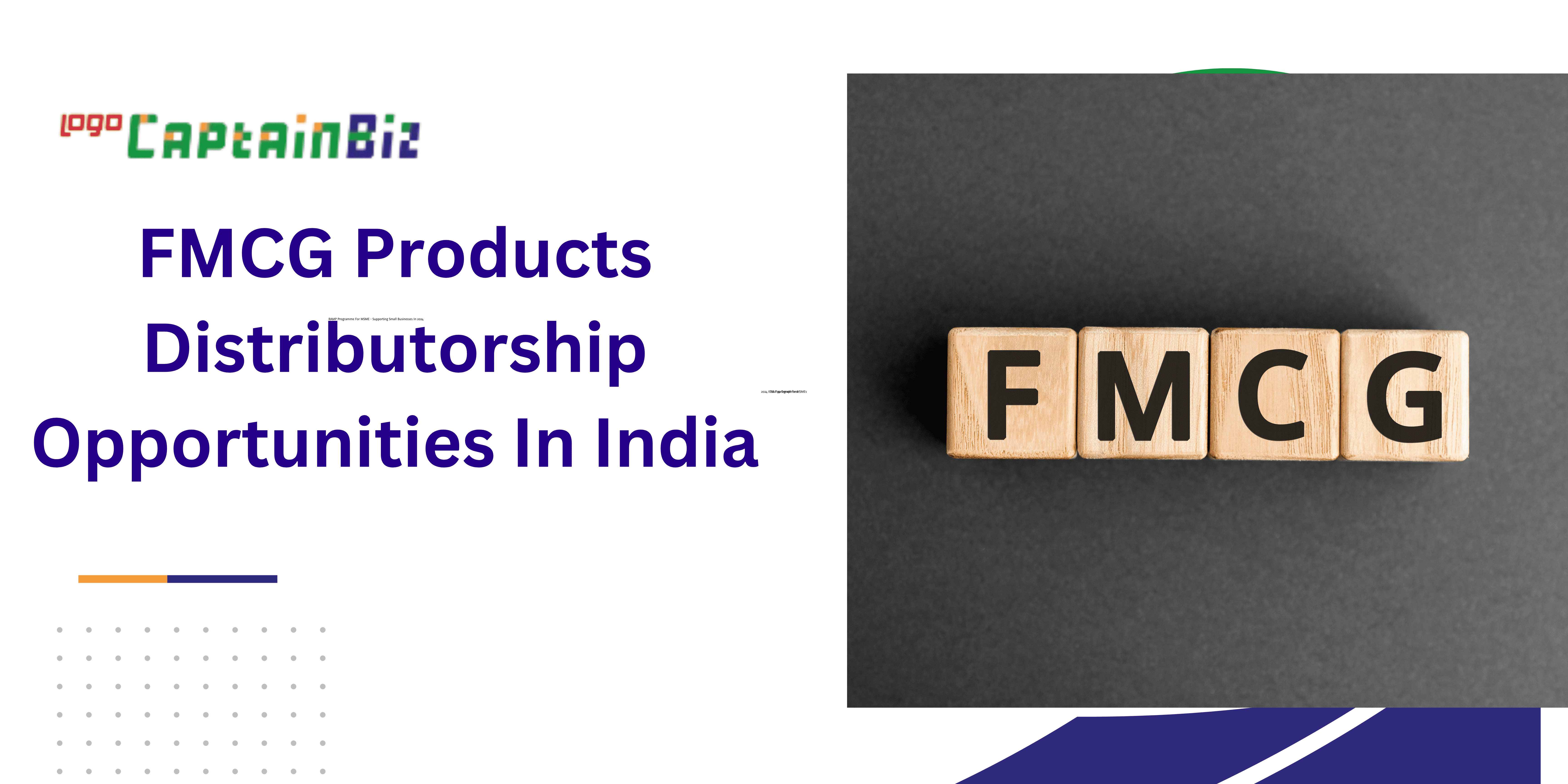 fmcg products distributorship opportunities in india