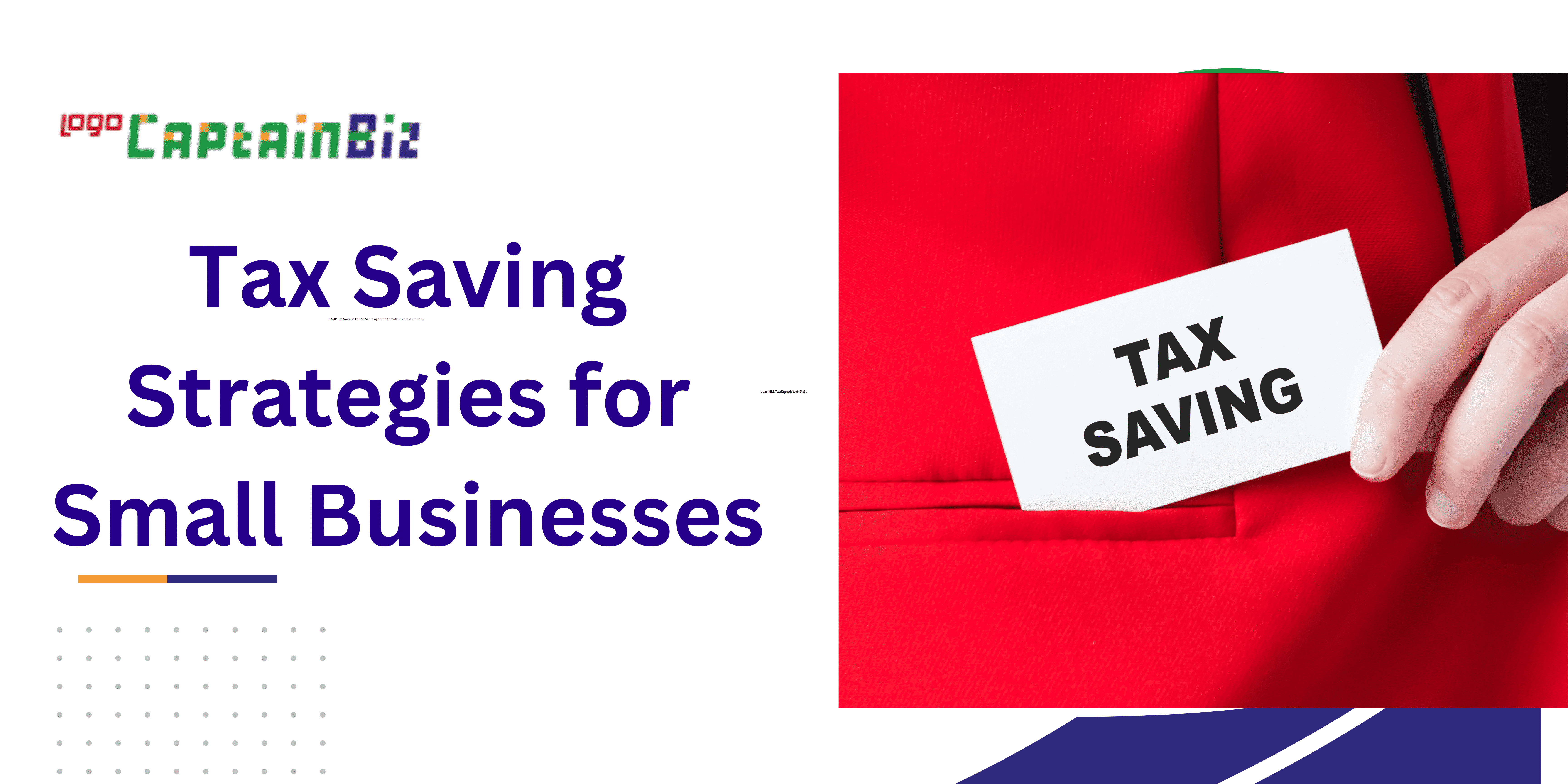 Tax Saving Strategies for Small Businesses