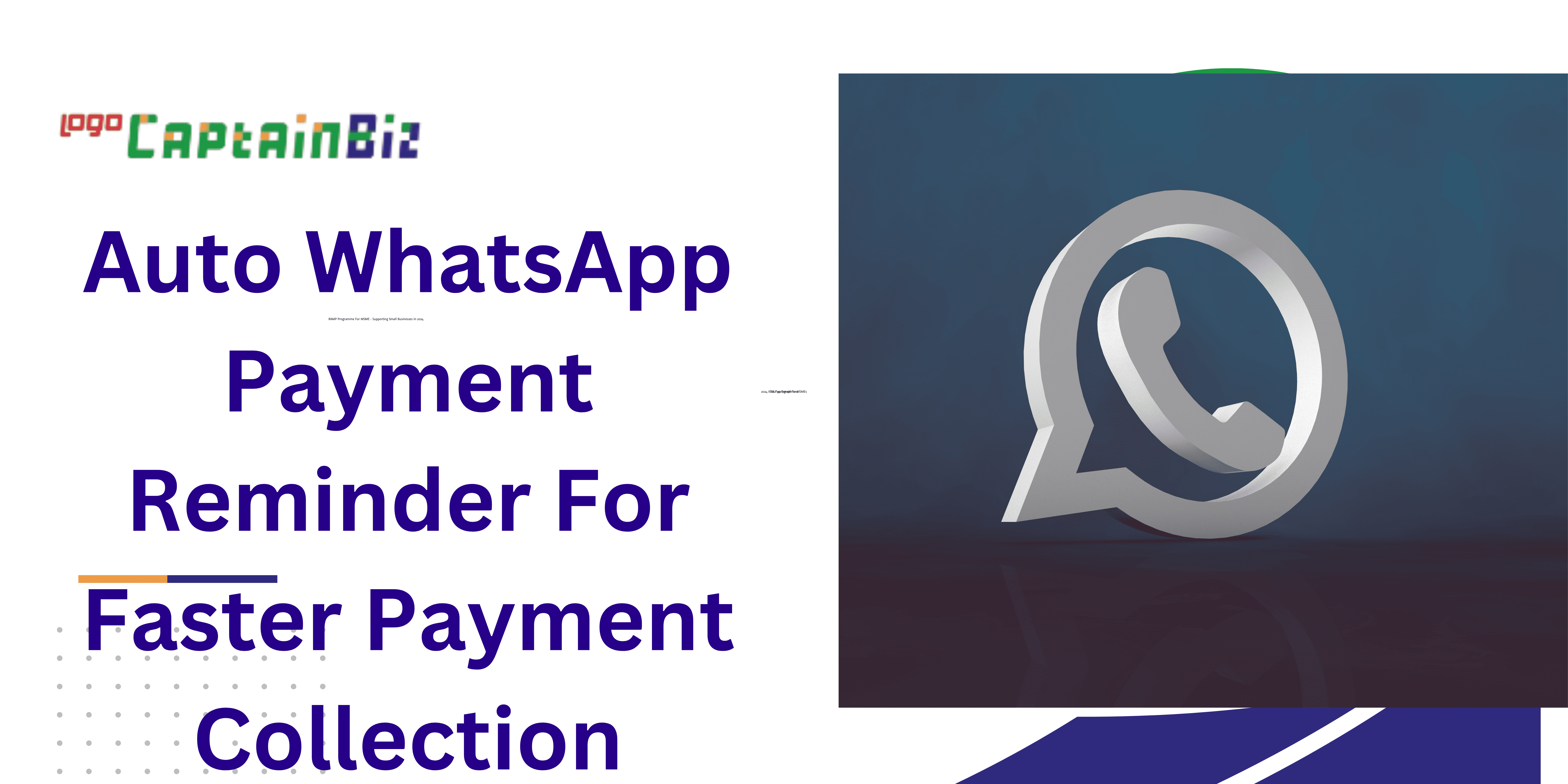 auto whatsapp payment reminder for faster payment collection