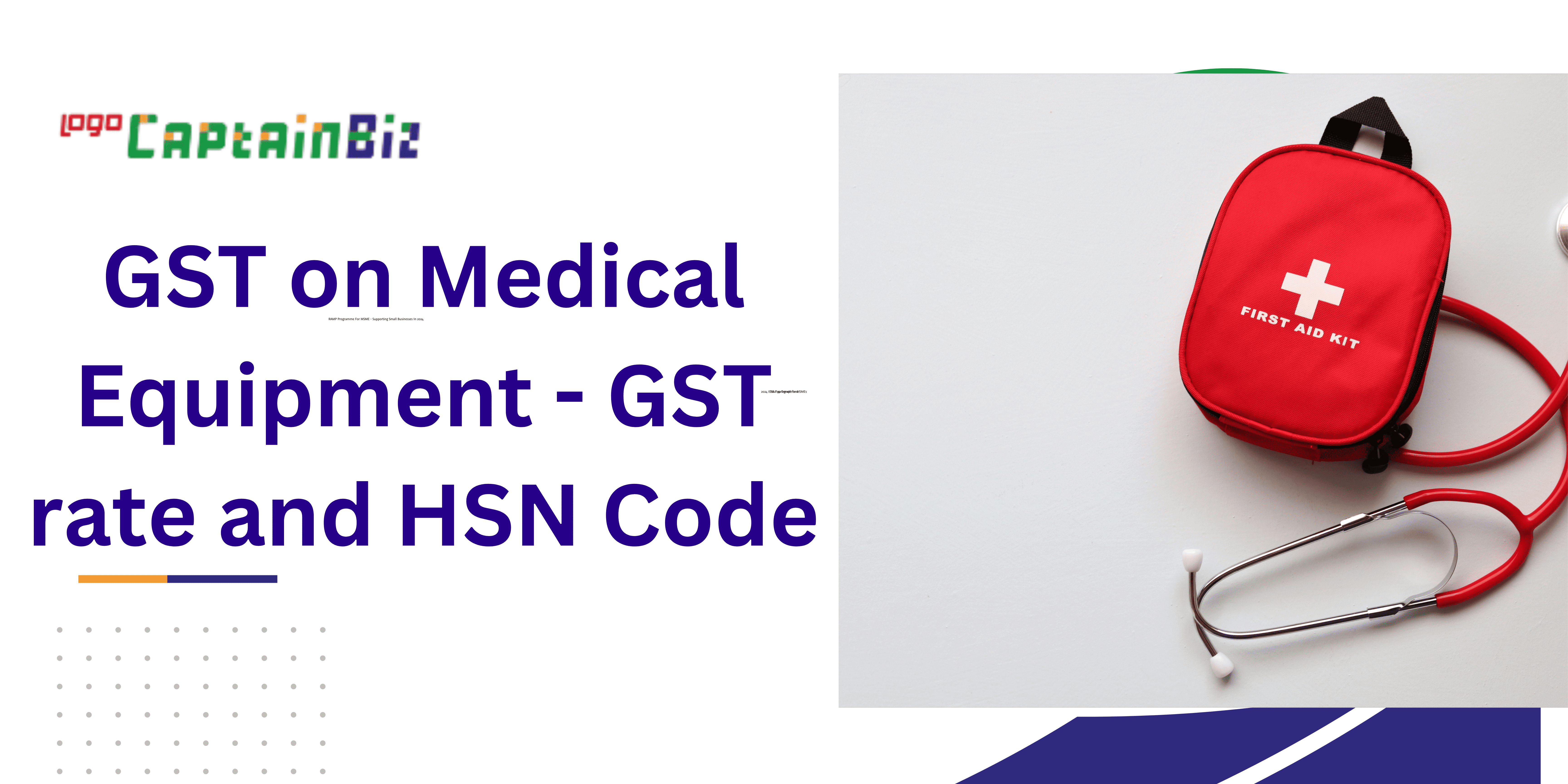 gst on medical equipment gst rate and hsn code