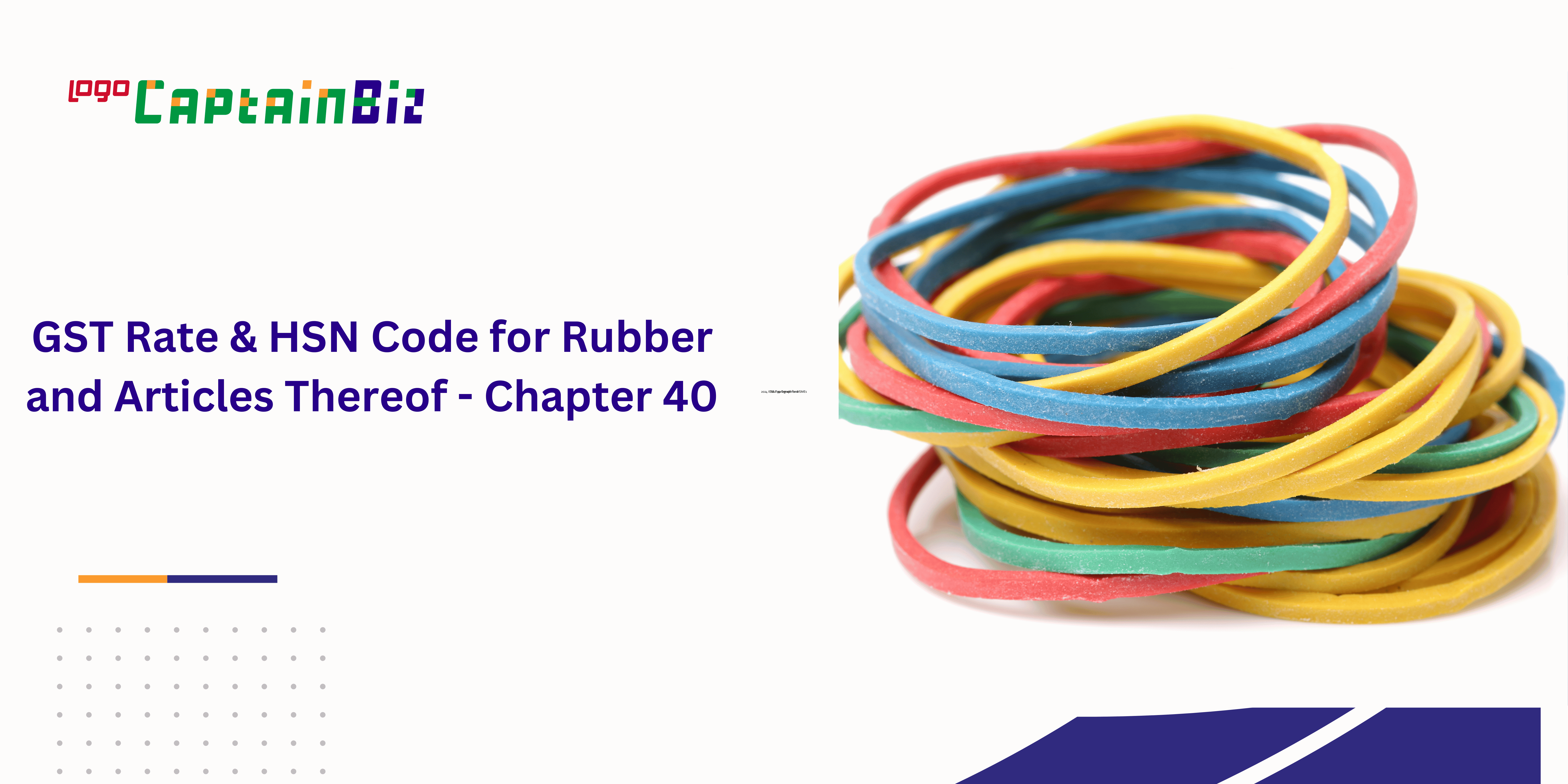 gst rate hsn code for rubber and articles thereof chapter