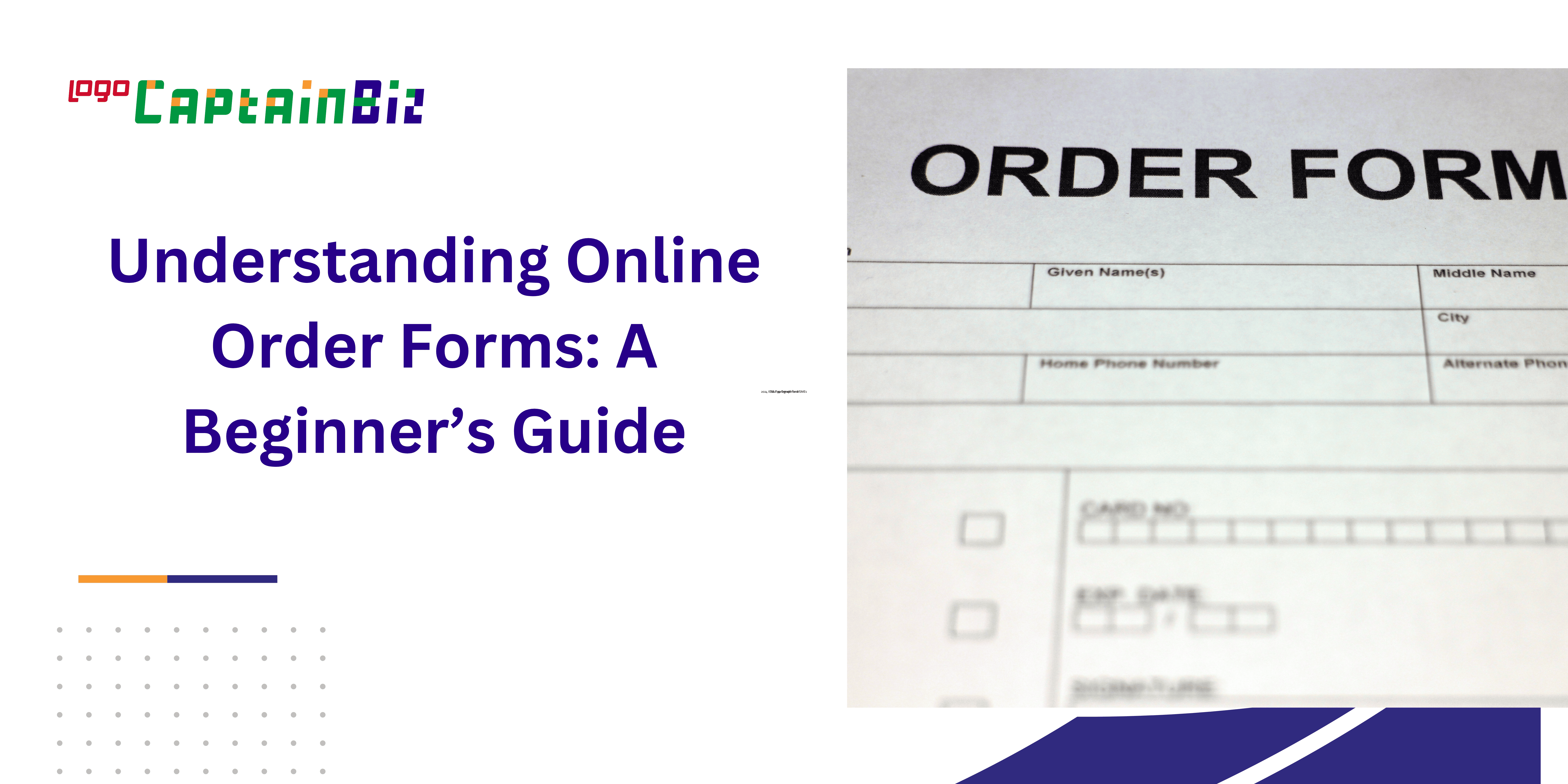 Understanding Online Order Forms: A Beginner’s Guide