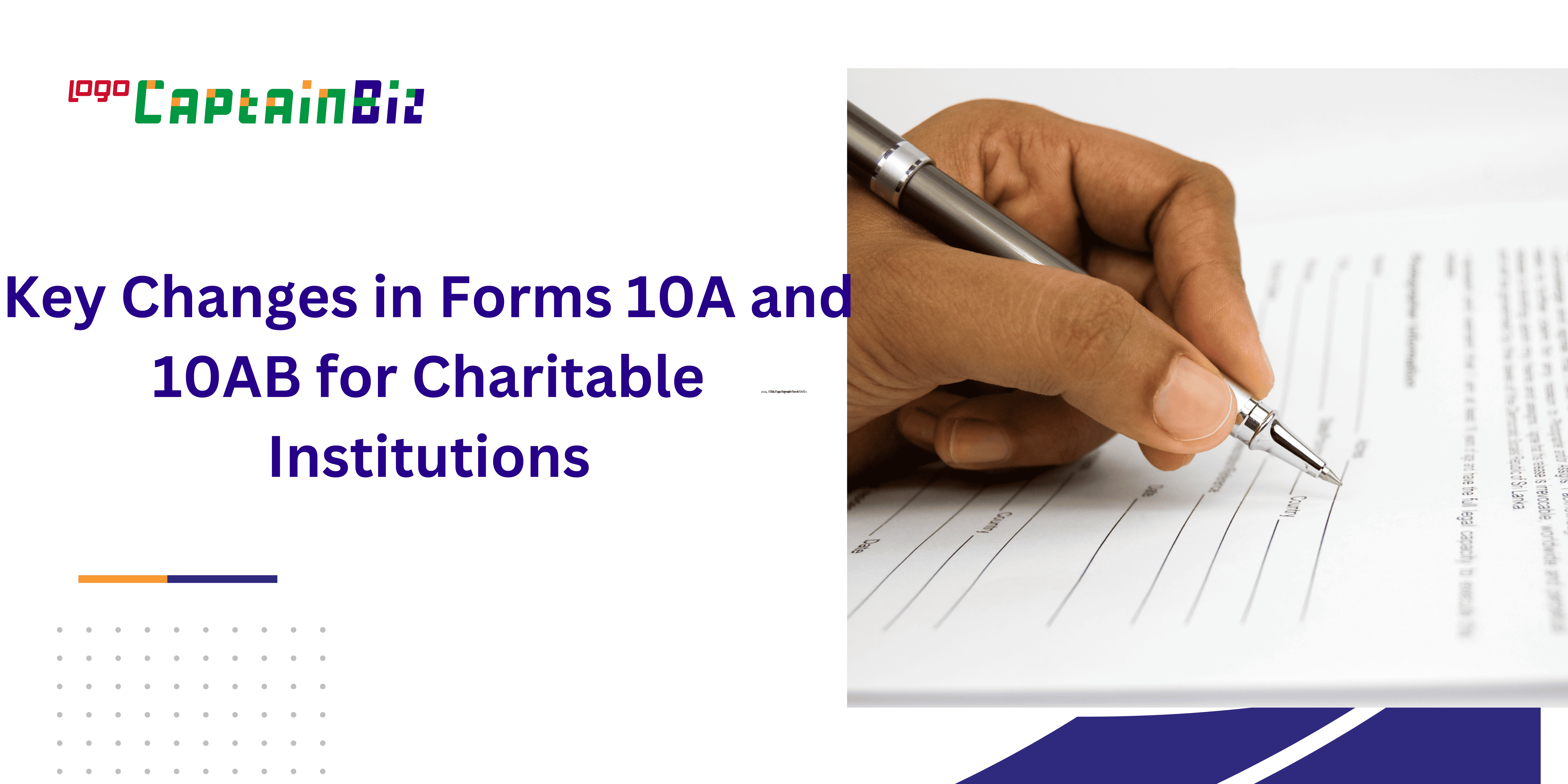 Read more about the article Key Changes in Forms 10A and 10AB for Charitable Institutions