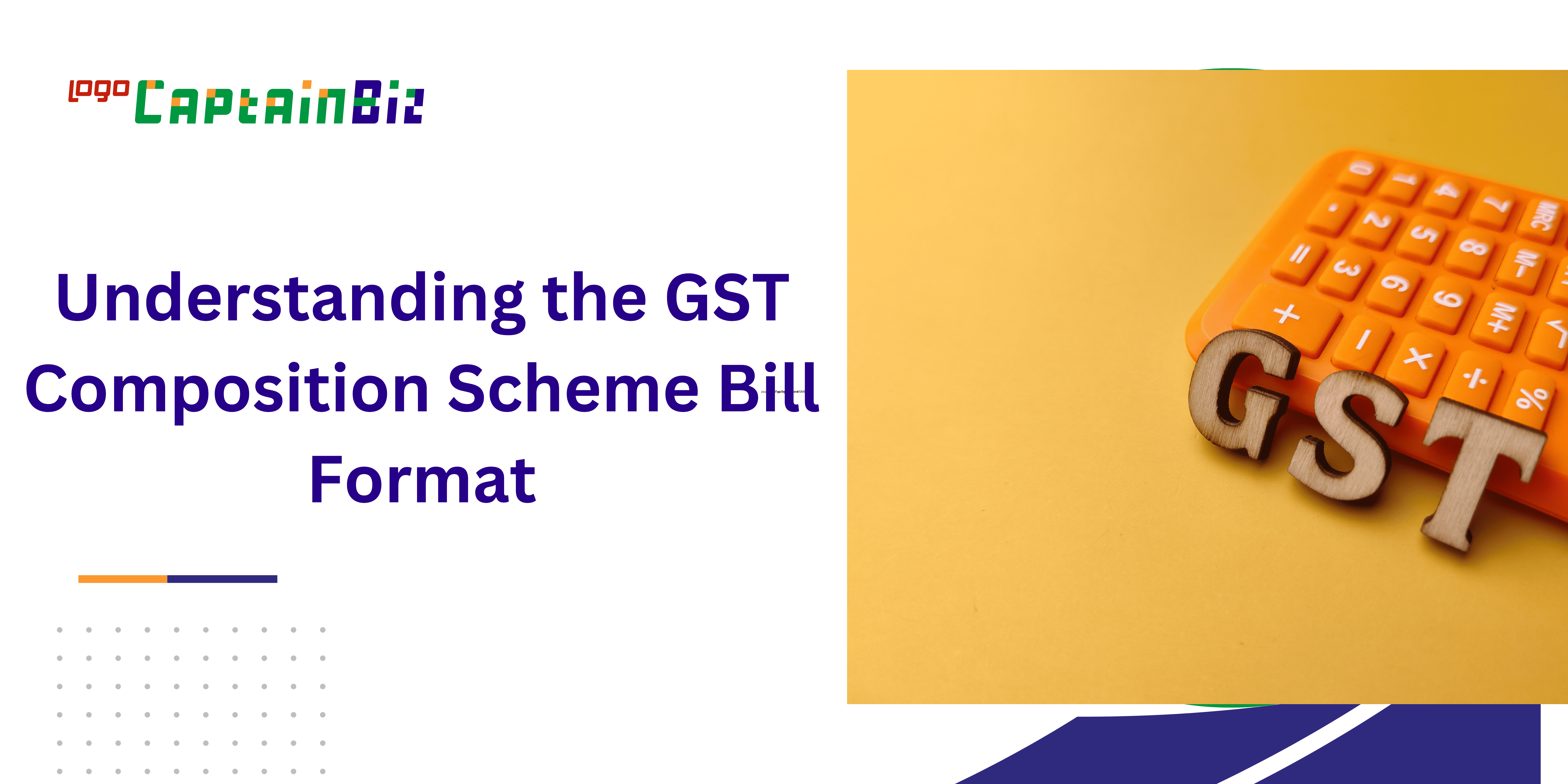 Read more about the article Understanding the GST Composition Scheme Bill Format