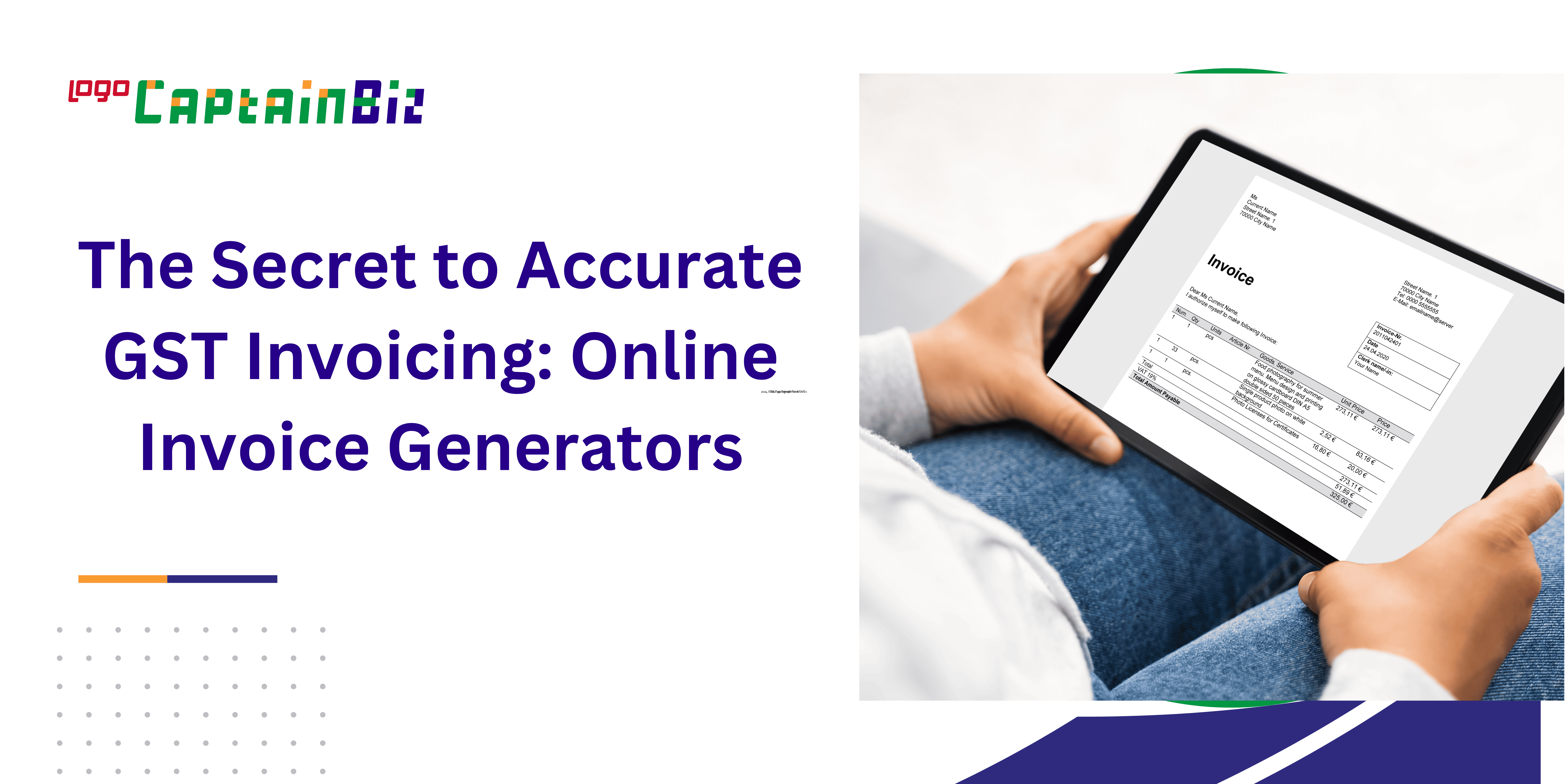 the secret to accurate gst invoicing online invoice generators