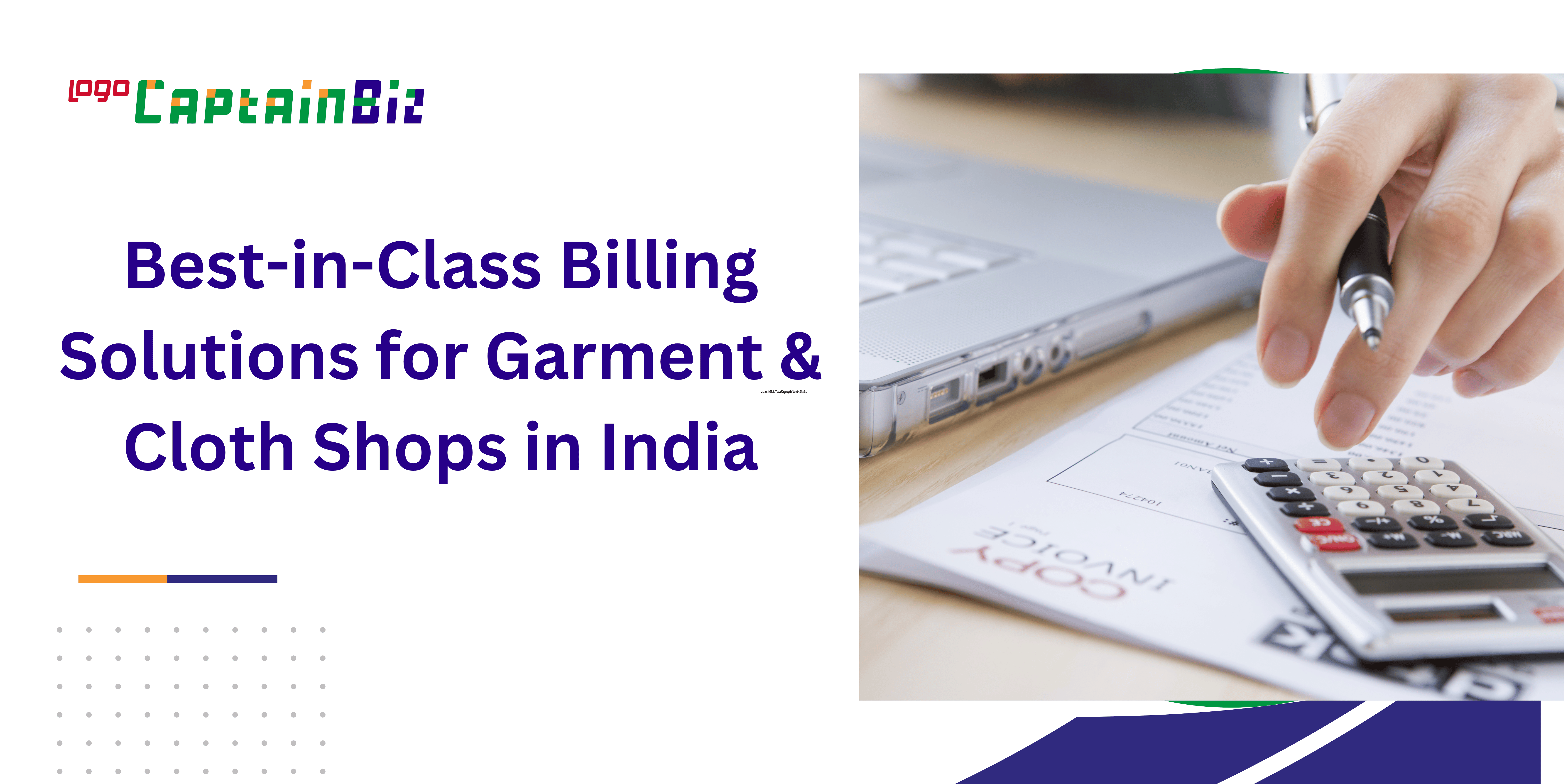 best in class billing solutions for garment cloth shops in india