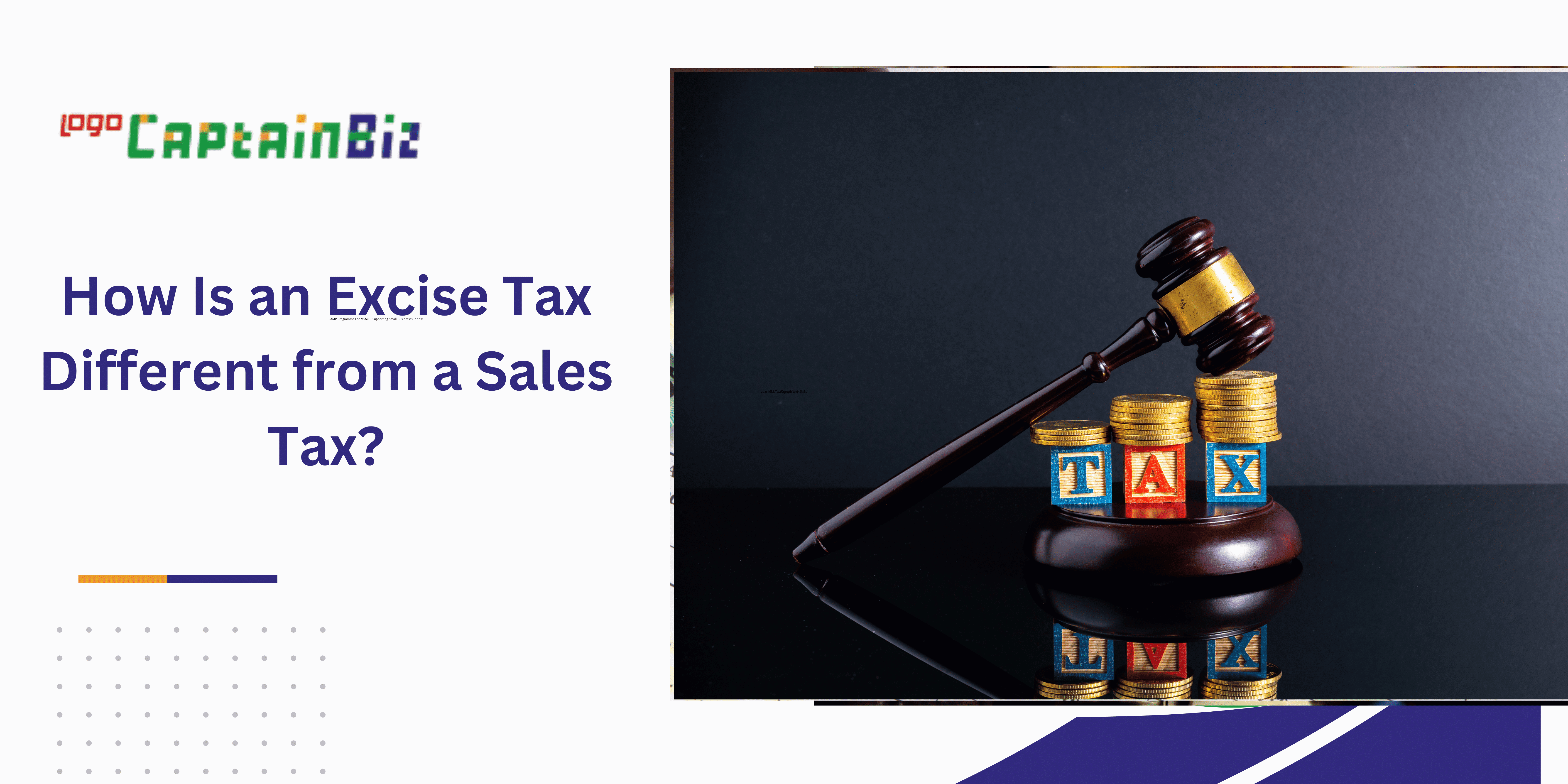 How Is an Excise Tax Different from a Sales Tax?