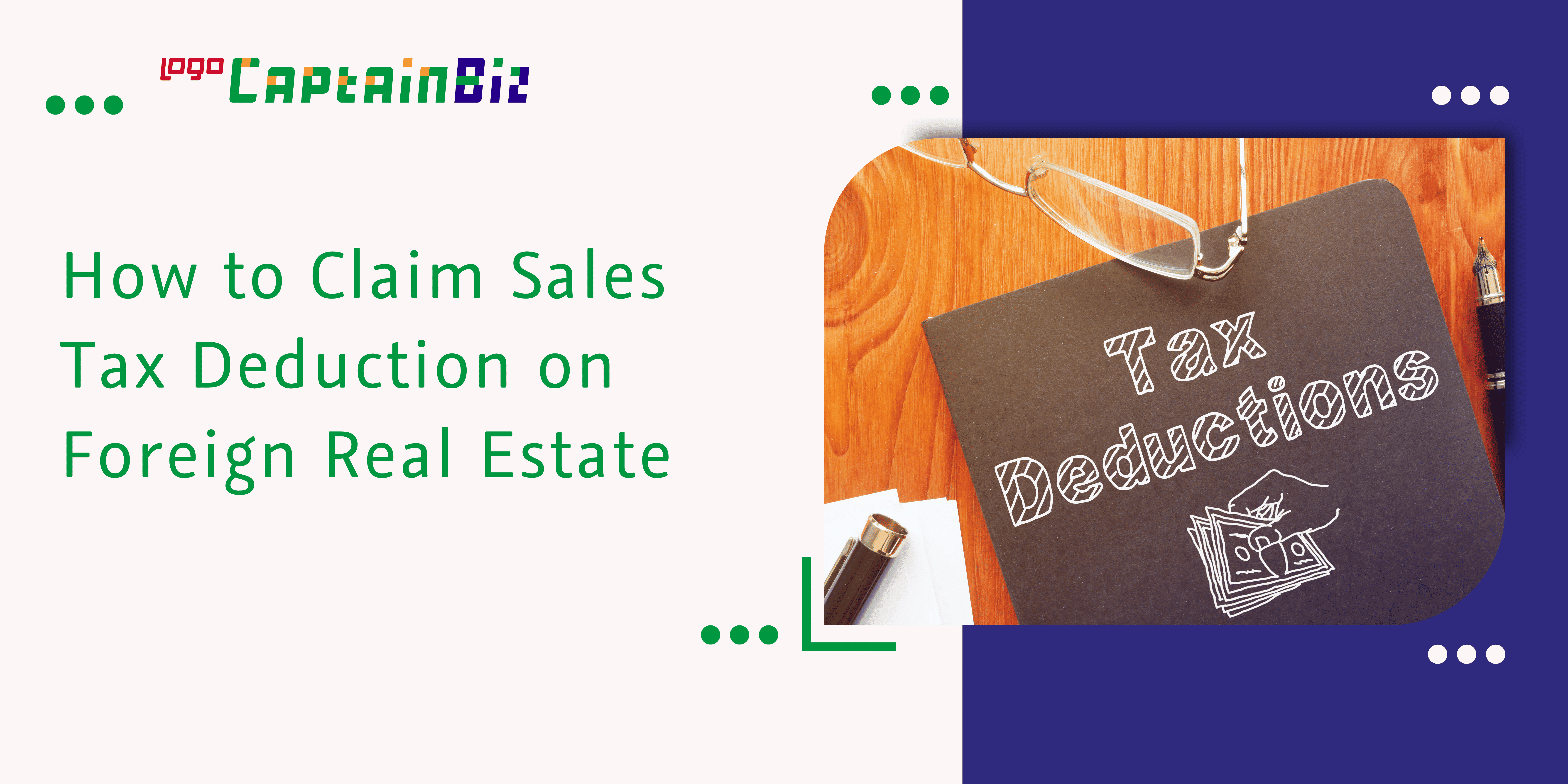 How to Claim Sales Tax Deduction on Foreign Real Estate